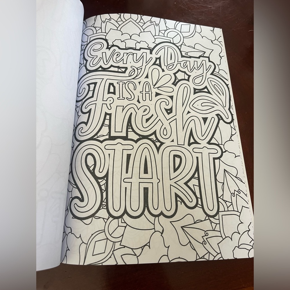 NWT Funny Coffee & Inappropriate Thoughts Adult Coloring Book. - Picture 7 of 10